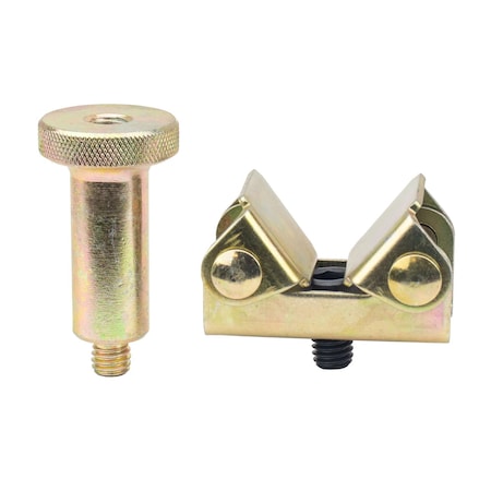 Xtrweld Adapter, Clamp, F, V-Pad Adapter, 1200 Clamping Black Oxide TCFFVP1200